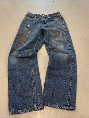 Relaxed Fit Men's Blue Workwear Jeans